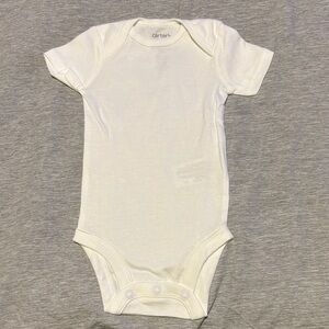 Carter's White Short Sleeve Bodysuit